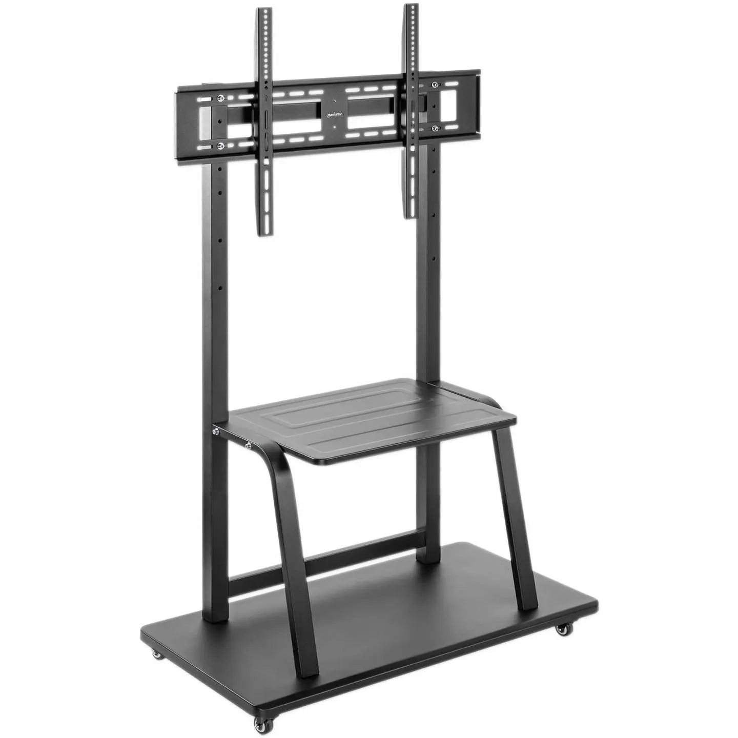 B-Ware Mh Tv Ständer Rollwagen Tv Wagen Monitorhalterung 37 100 Zoll 150kg Schwarz