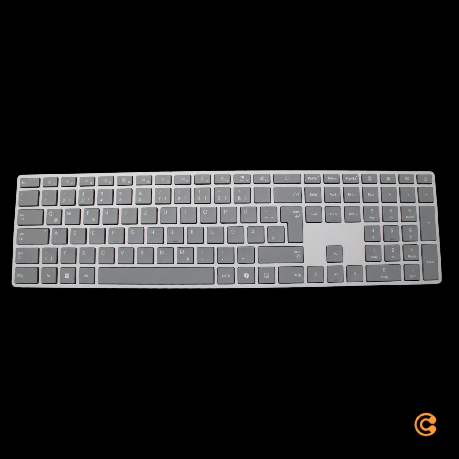 B-Ware Microsoft Tastatur Keyboard Qwertz Grau Surface Pro Laptop Bluetooth Copilot