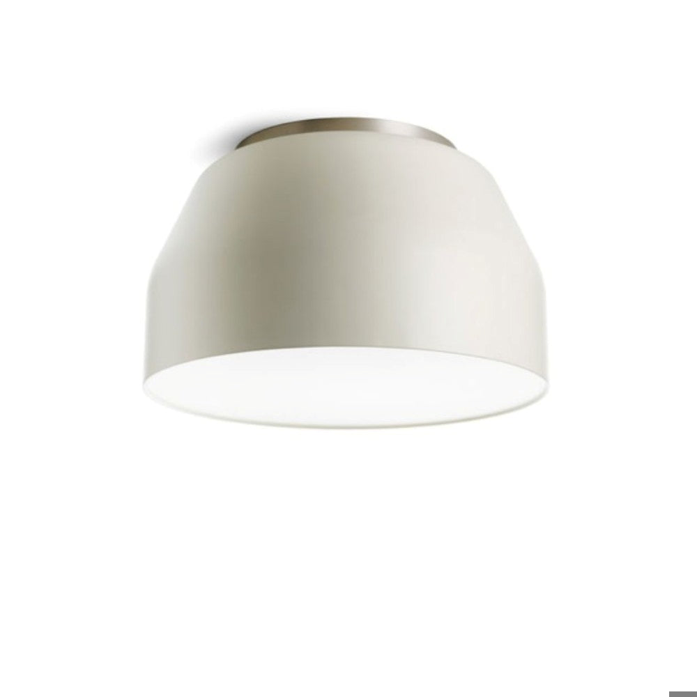 B-Ware Miloox Deckenleuchte Lampe Mug Cremeweiß Sand ø 55 Cm Metall Kunststoff E27 Led