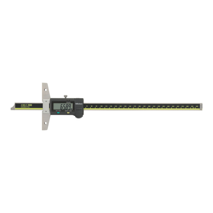 B-Ware Mitutoyo Digitaler Tiefenmessschieber Messgerät Tiefenmesser Datenausgang 300 Mm