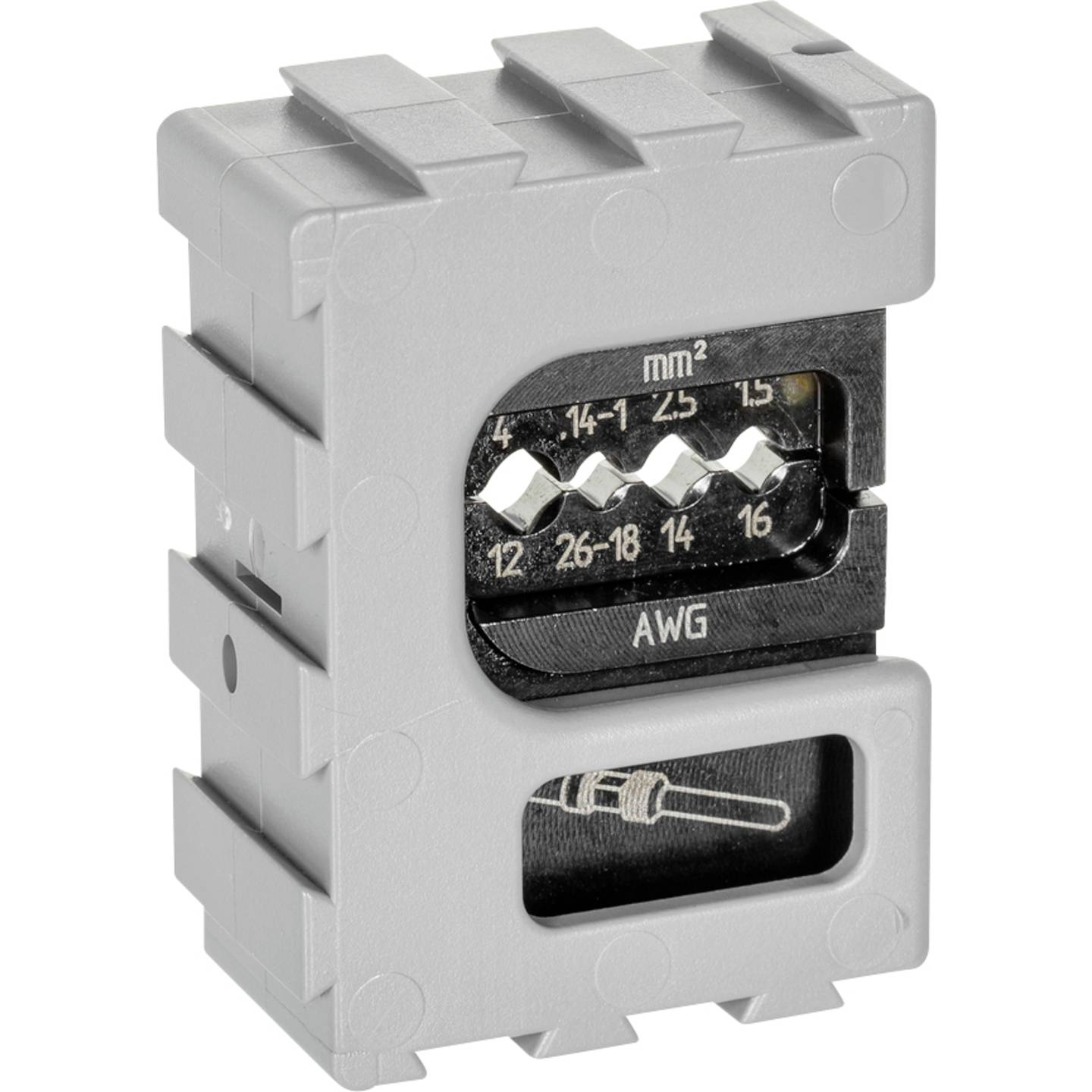 B-Ware Harting Modul Einsatz Crimpeinsatz Schwere Steckverbinder 1teilig 0.14 Bis 4mm²