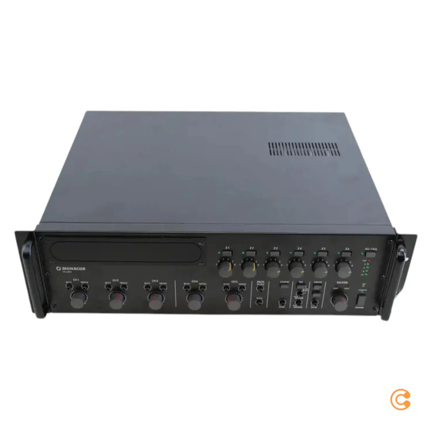 C-Ware Monacor Ela Verstärker Endstufe Prosound Pa 19 Zoll System Siehe Text/Foto