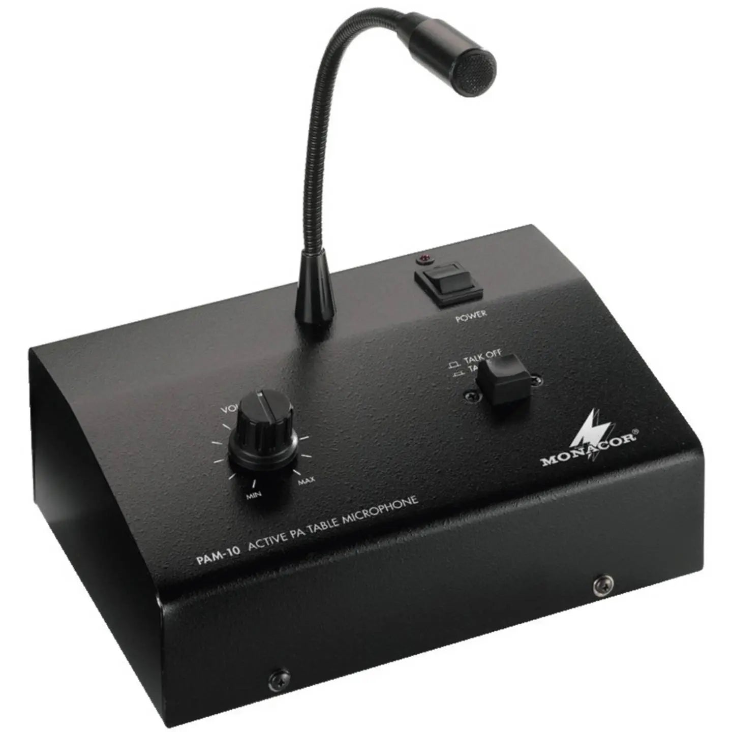 B-Ware Monacor Ela Verstärker Endstufe Verstärker Pam 10 Kommandomikrofon Regler 10 W