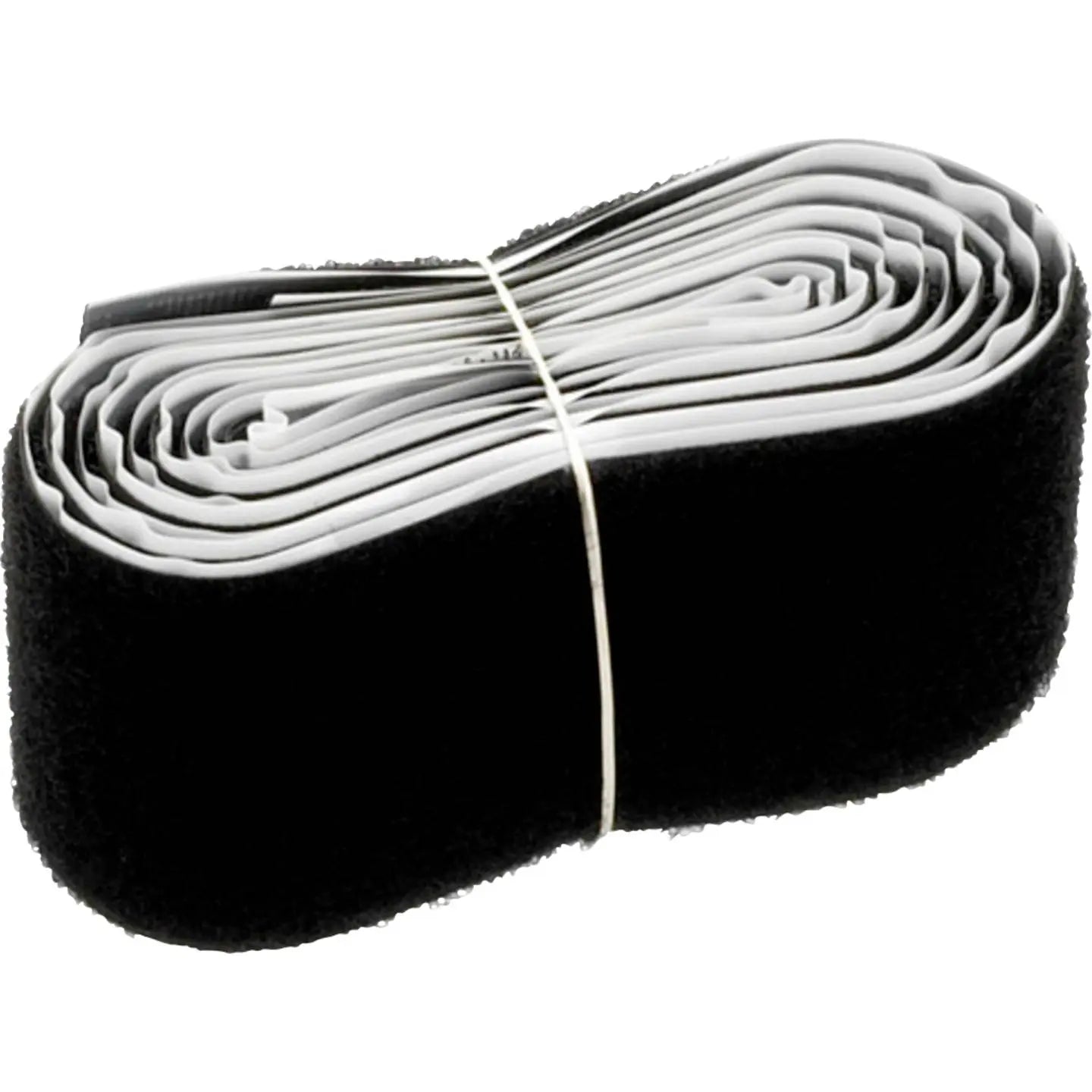 B-Ware Monacor Klettverschluss Klettband Schwarz 100 Cm Selbstklebend