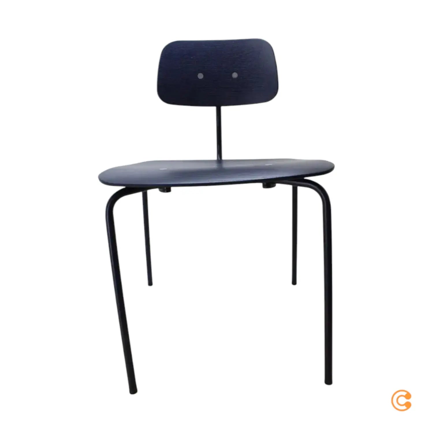 B-Ware Montana Stuhl Sitzmöbel Kevi 2060 Shadow Blau Esche Stahl Siehe Text/Foto