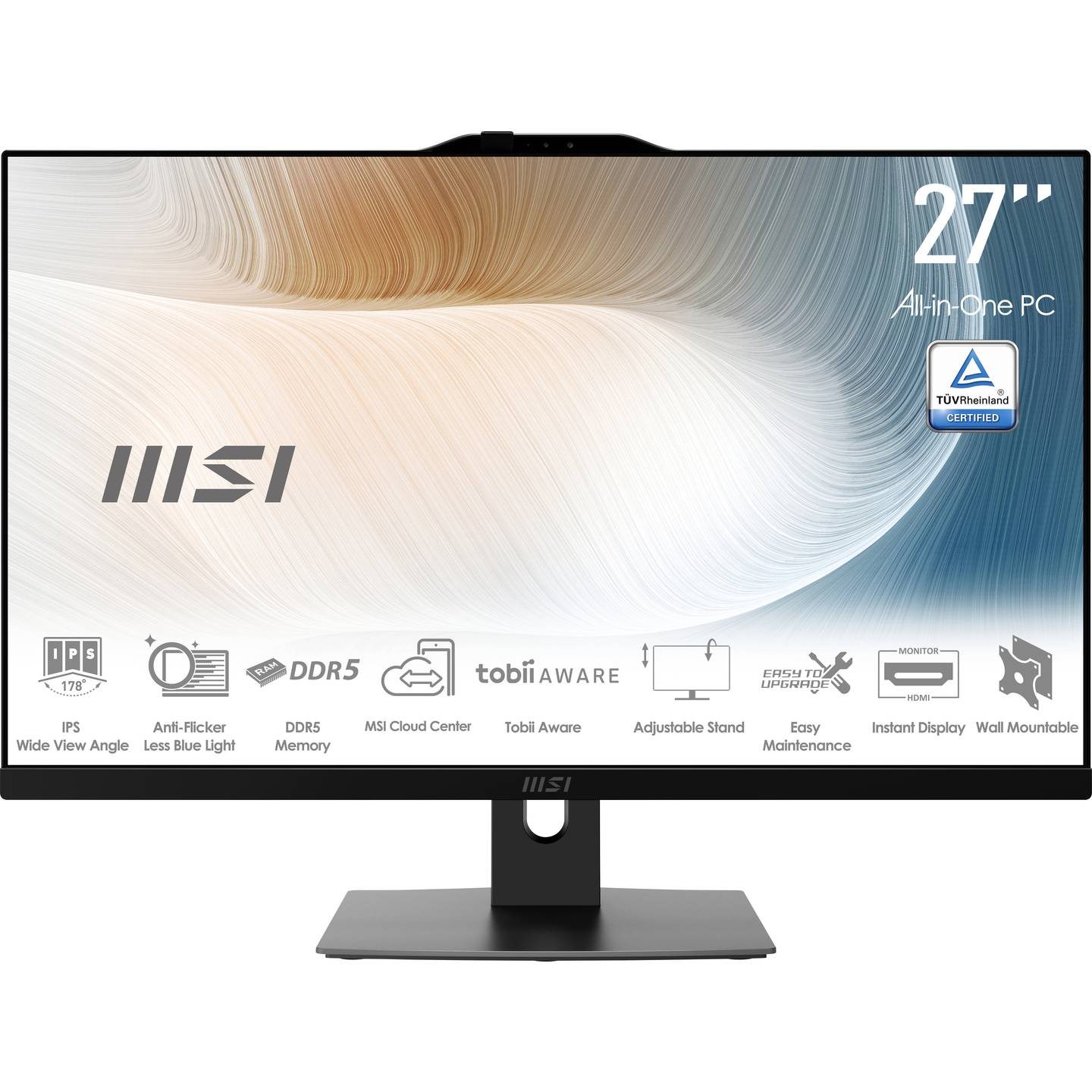 B-Ware Msi All In One Pc Computer Intel Core 5 8 Gb 512 Gb Windows 11 Pro Schwarz Desktop