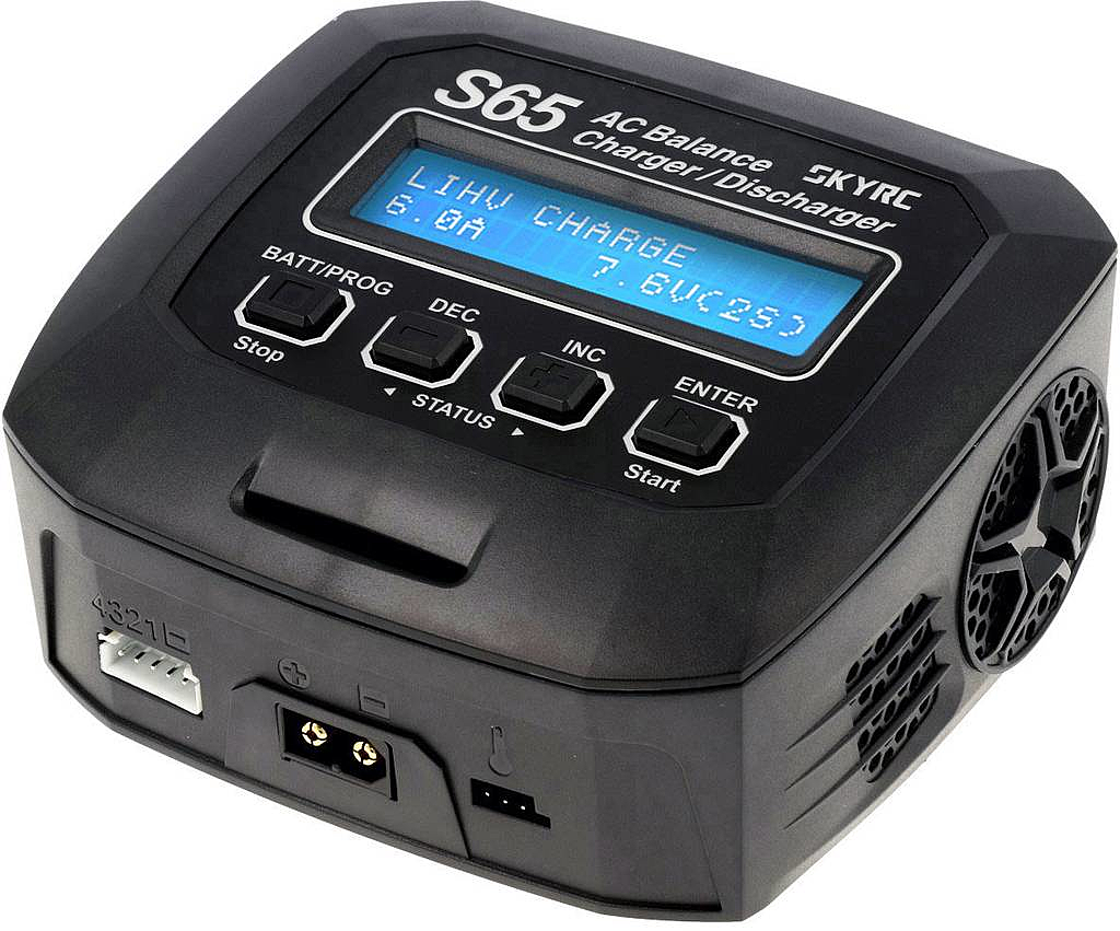 B-Ware Skyrc Modellbau Multifunktionsladegerät 6 A S65 Li Po, Li Fe Po, Li Ion, Li Hv, Ni Mh,