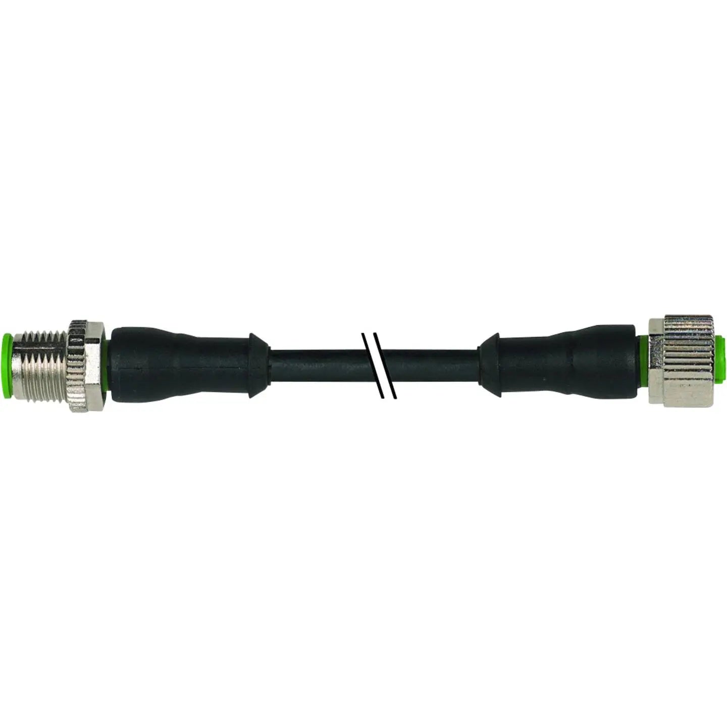 B-Ware Murr Elektronik Steckverbinder Stecker Buchse M12 Sensorleitung Schwarz Pur 4 M