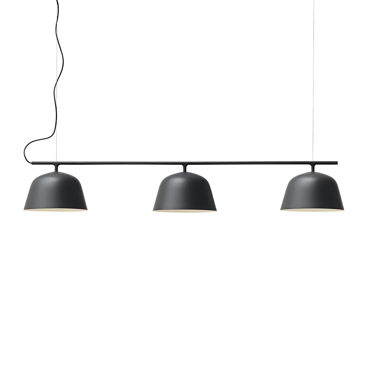B-Ware Muuto Ambit Rail Pendelleuchte Hängelampe Beleuchtung Schwarz Esszimmerlampe