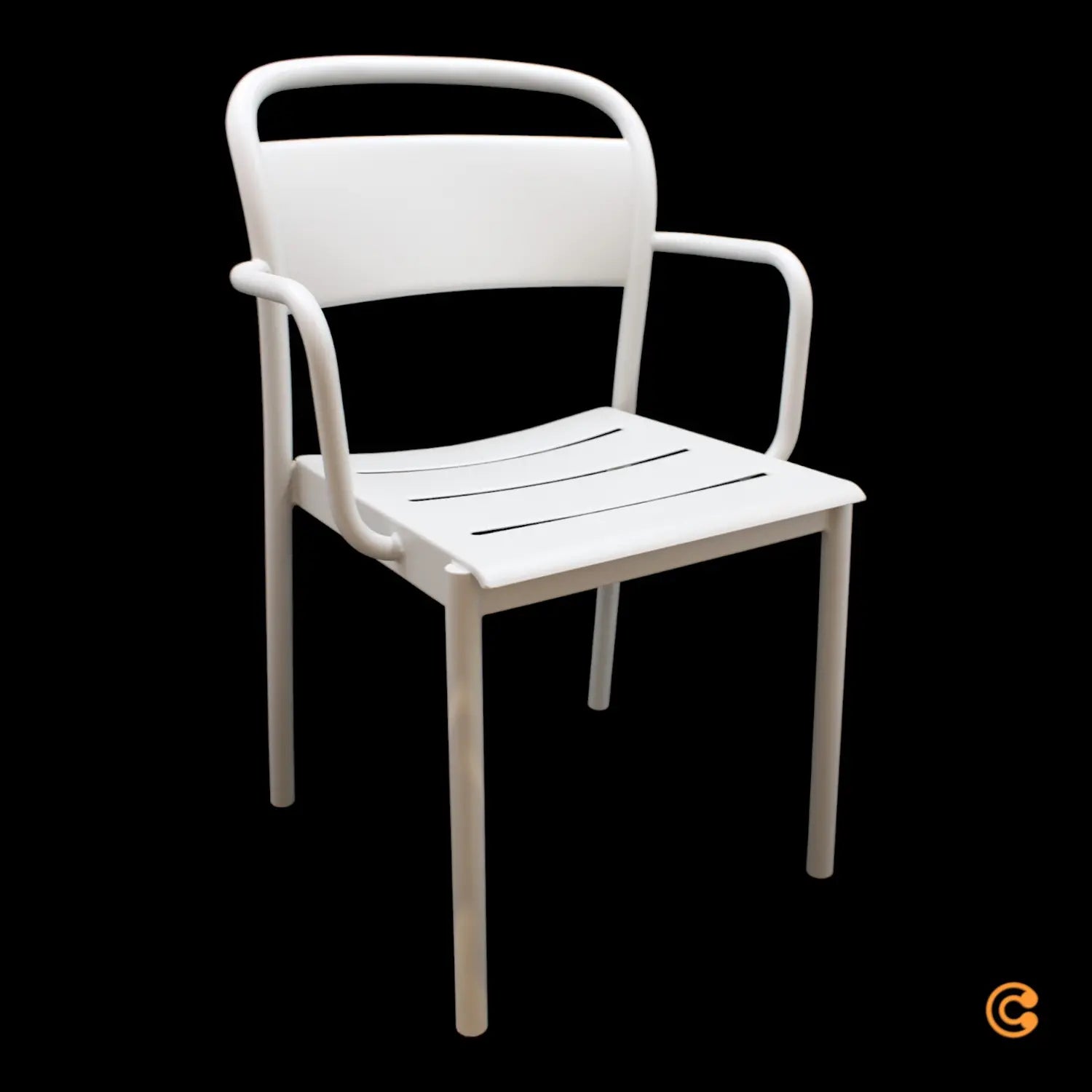 B-Ware Muuto Linear Steel Armchair Outdoor Grau Stuhl Möbel Sitzmöbel Siehe Text/F5