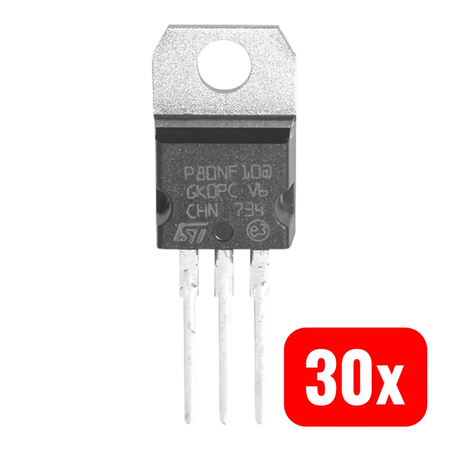 B-Ware St Microelectronics Mosfet Transistor Stp9 Nk60 Z To 220 Schalter N Kanal 30 Stück