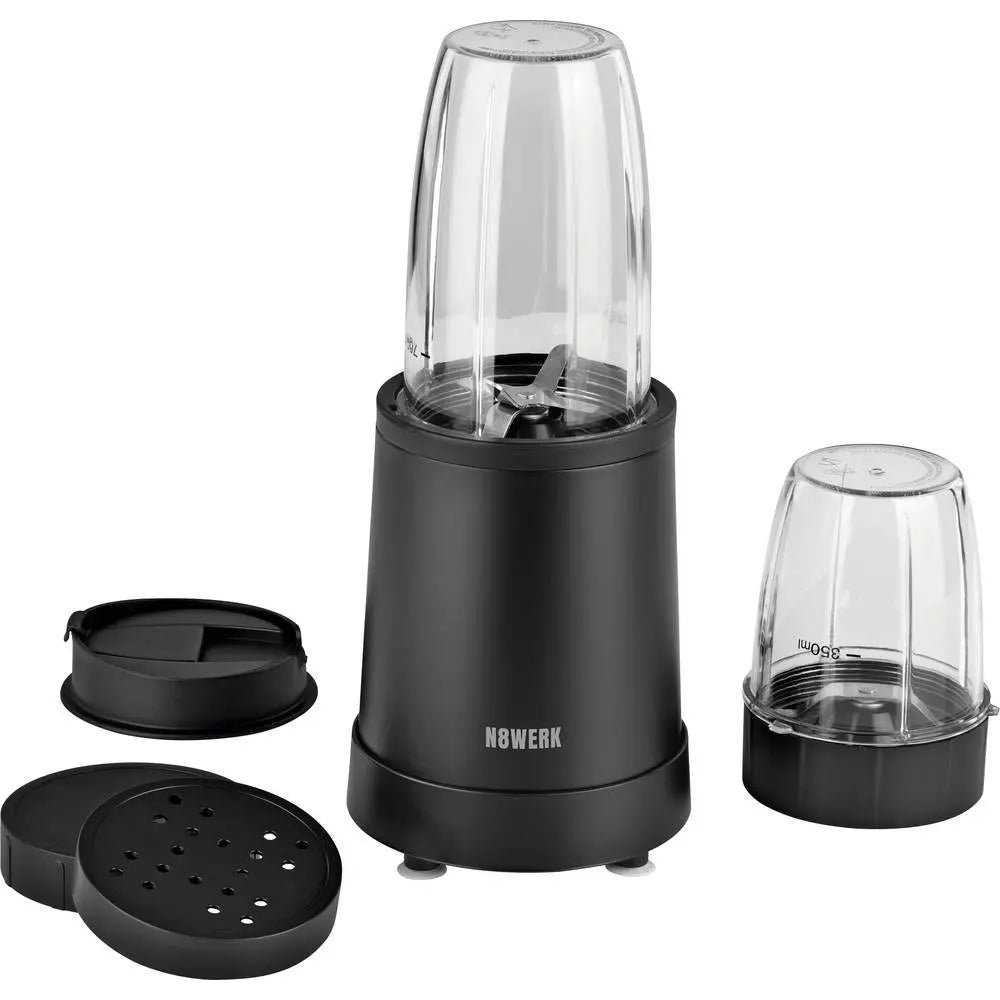 B-Ware N8 Werk Standmixer Mixer Nutrition 8tlg Smoothie Zerkleinerer 800 W Schwarz