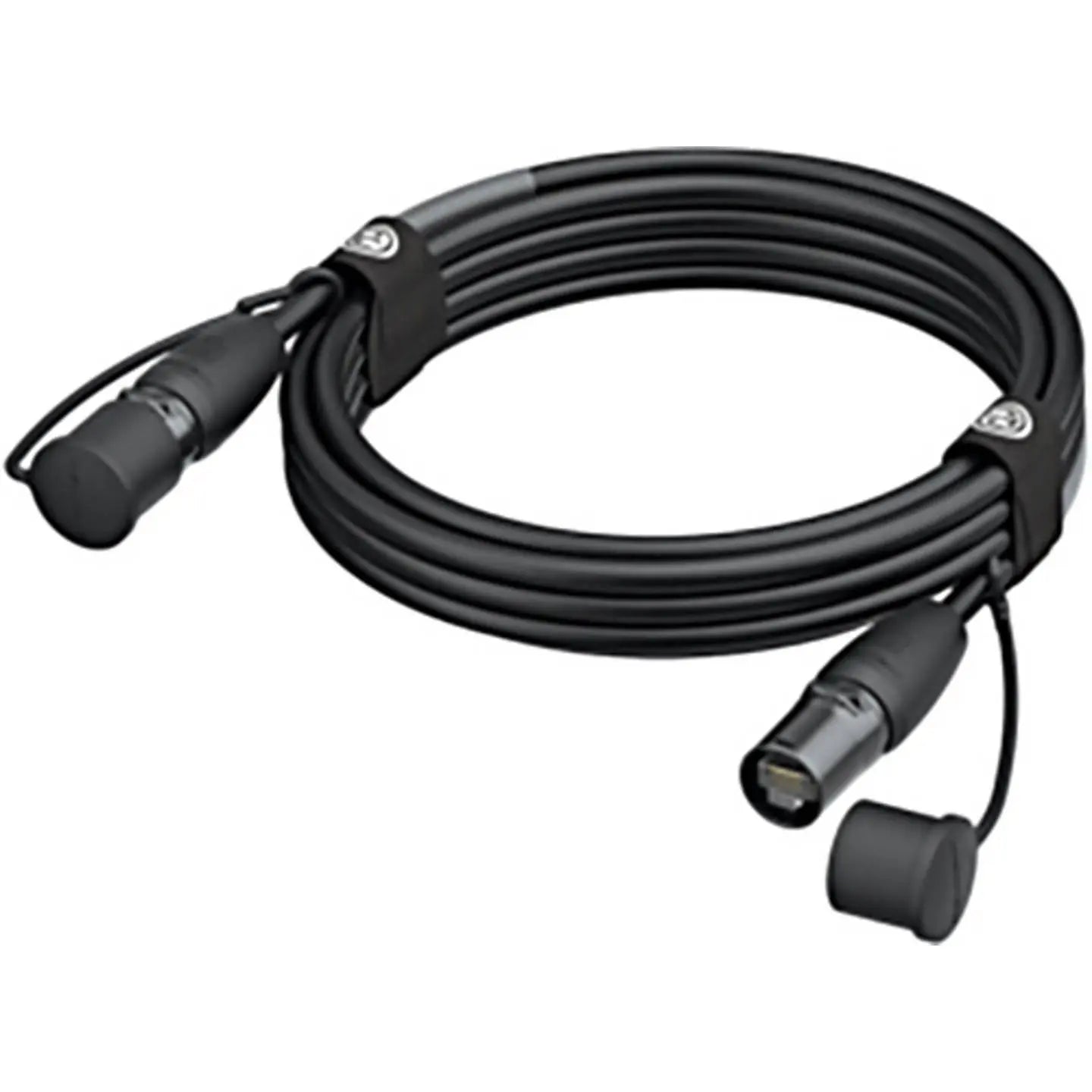 B-Ware Neutrik Netzwerkkabel Patchkabel Ethernetkabel Rj45 Schwarz Dichtkappen 10 M