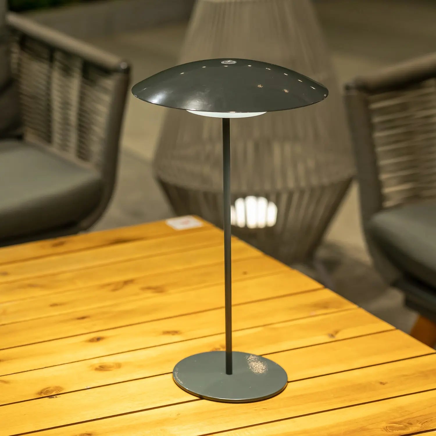 B-Ware Newgarden Lampe Leuchte Led Akkulampe Sardinia Anthrazit Eisen Outdoor Dimmbar