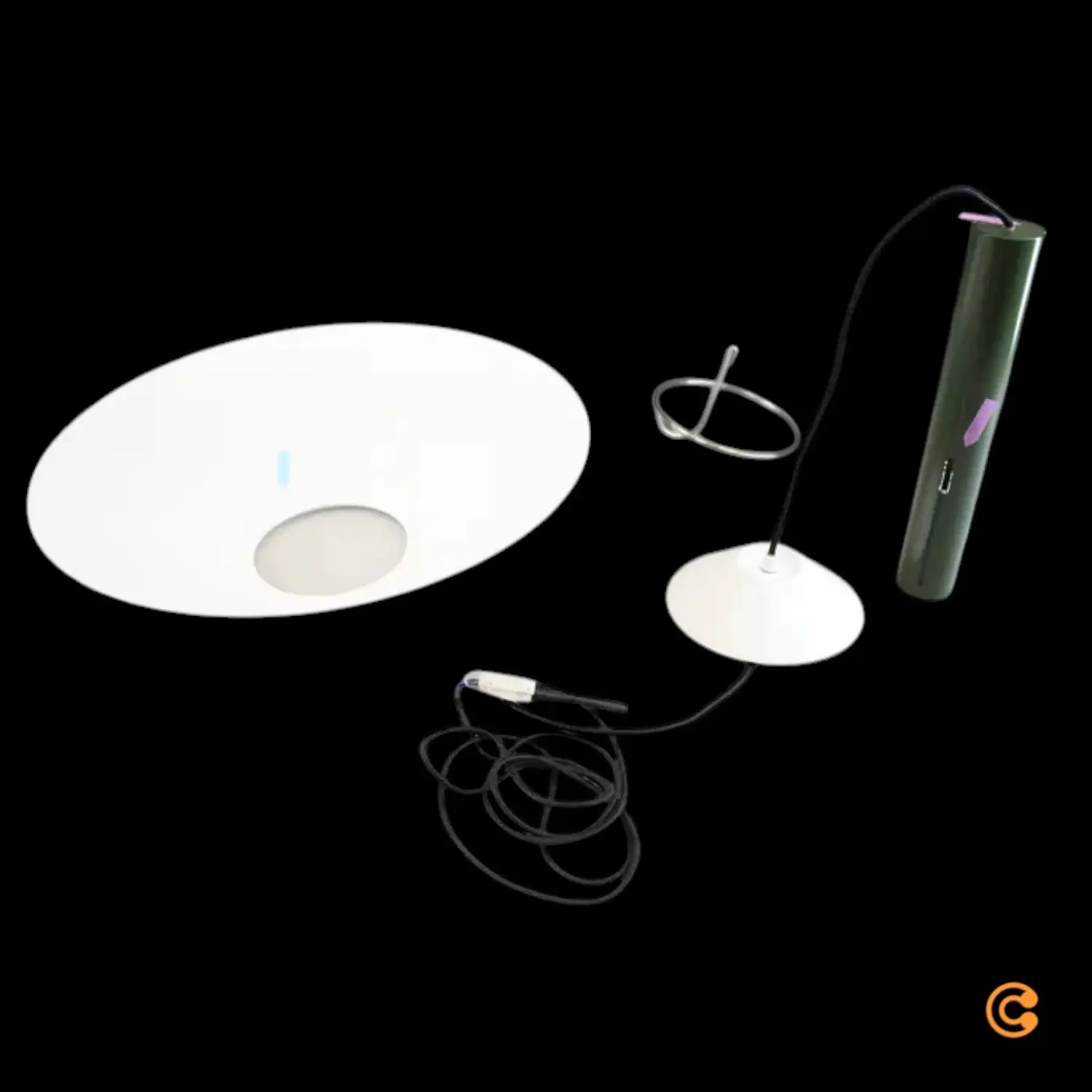 B-Ware Nine Hook Pendelleuchte Hängelampe Wohnzimmerlampe Grün E27 Siehe Text/Foto