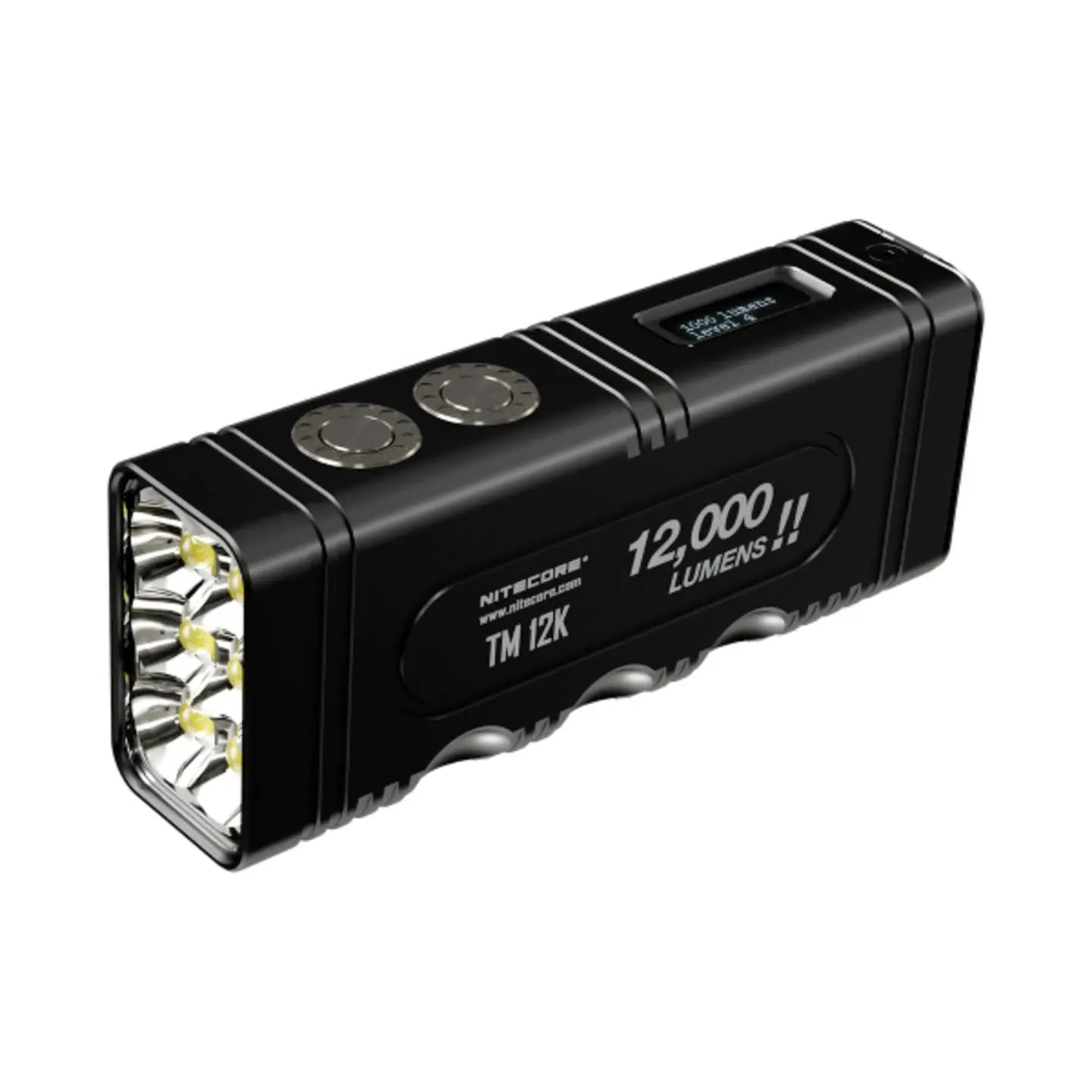 B-Ware Nite Core Taschenlampe Tm12 K Led Akkubetrieben Schwarz Outdoor 12000 Lm 233 G
