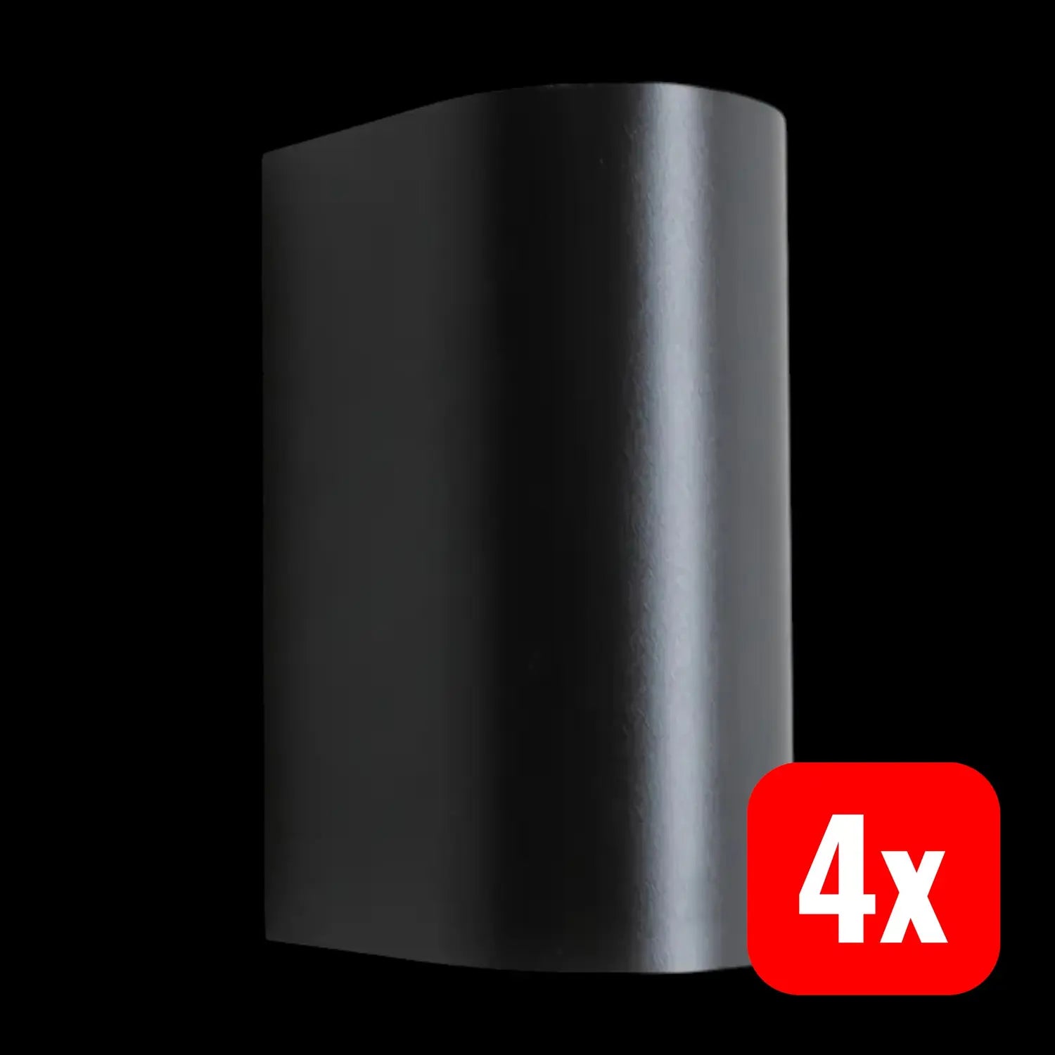 B-Ware Nordlux Außenwandleuchte Canto Maxi 2 Seaside Wandlampe Schwarz Gu10 4 Stück