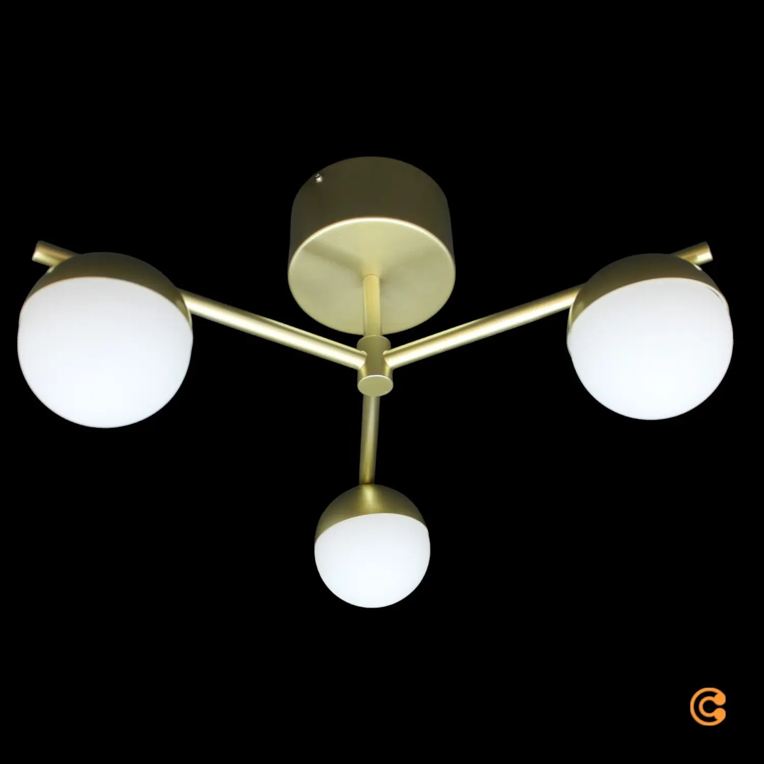 B-Ware Nordlux Deckenleuchte Lampe Contina Metall Messing Kupfer Led Leuchte Siehe Text