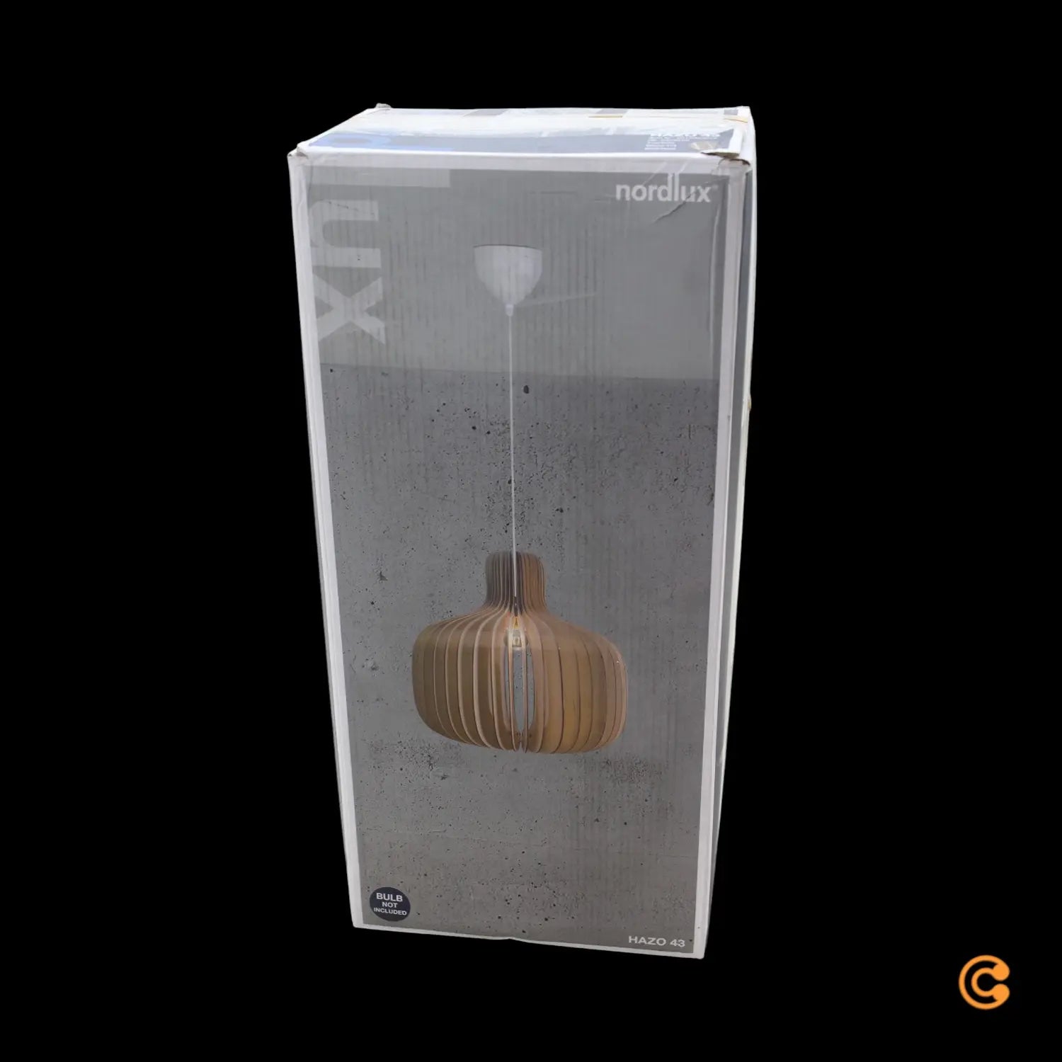 B-Ware Nordlux Pendelleuchte Hängelampe Hazo Holz Naturfarben ø 43 Cm E27 Led Lampe