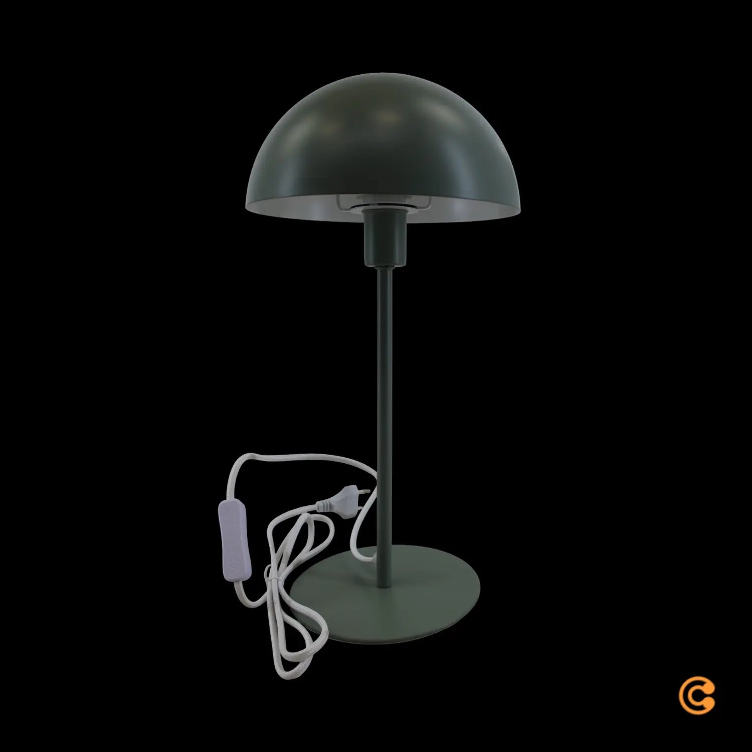 B-Ware Nordlux Tischleuchte Lampe Ellen 20 Grün Metall Fassung Schalter Kabel E14 43