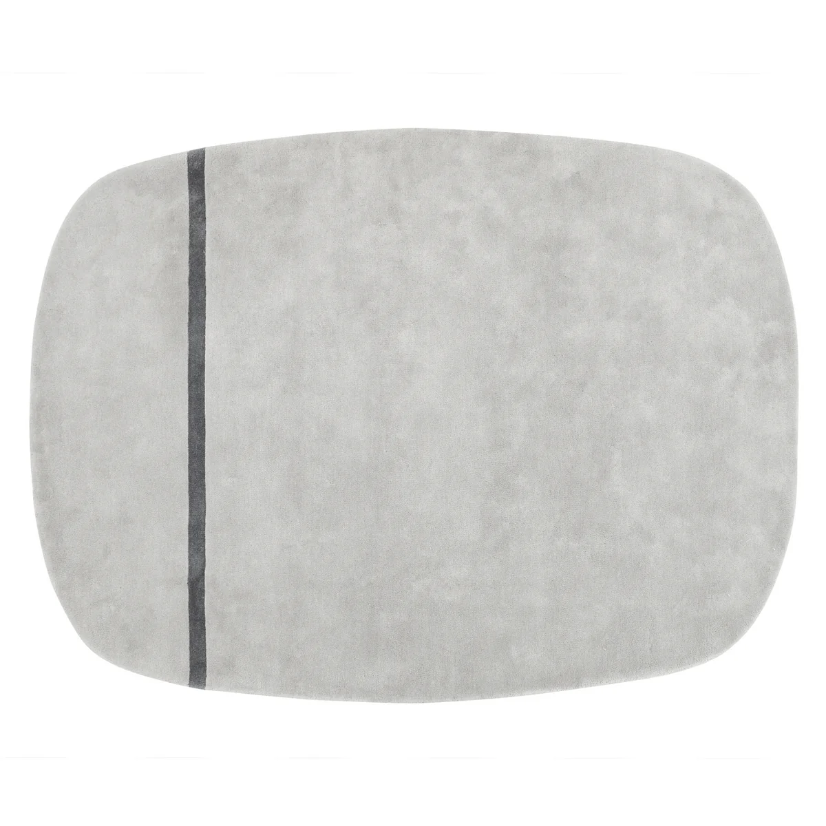 B-Ware Normann Copenhagen Teppich Läufer Oona Wollteppich 175x240cm Handgeknüpft Grau
