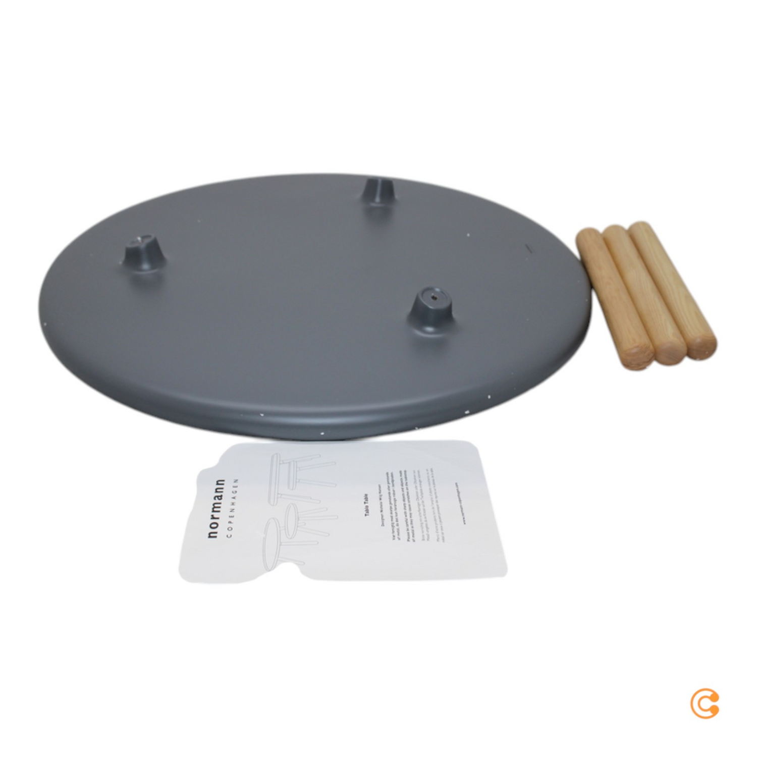 B-Ware Normann Copenhagen Tablo Beistelltisch Couchtisch Tisch Grau Siehe Text/Foto