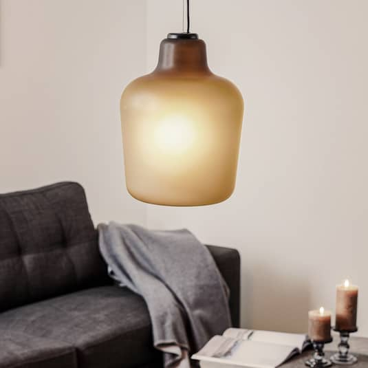 B-Ware Northern Say My Name Glas Hängeleuchte Grau Matt Lampe Leuchte Hängeleuchte 60