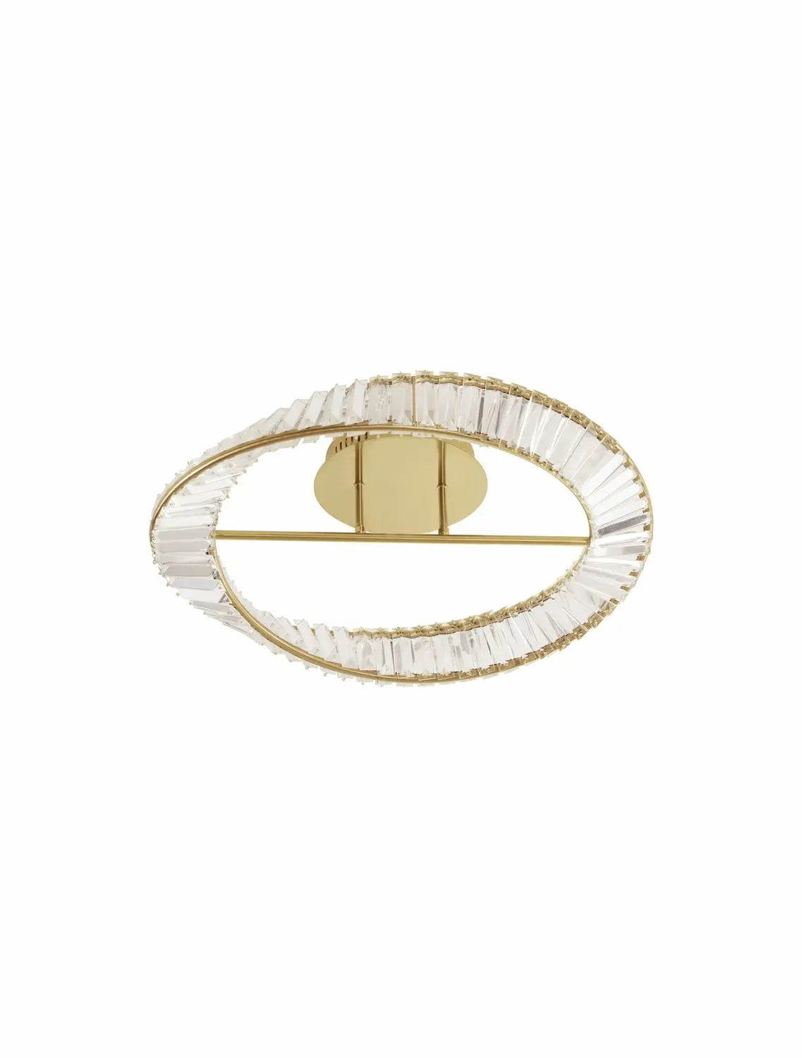 B-Ware Nova Luce Deckenleuchte Deckenlampe Aurelia Led Gold Neutralweiß Dimmbar ø 60 Cm