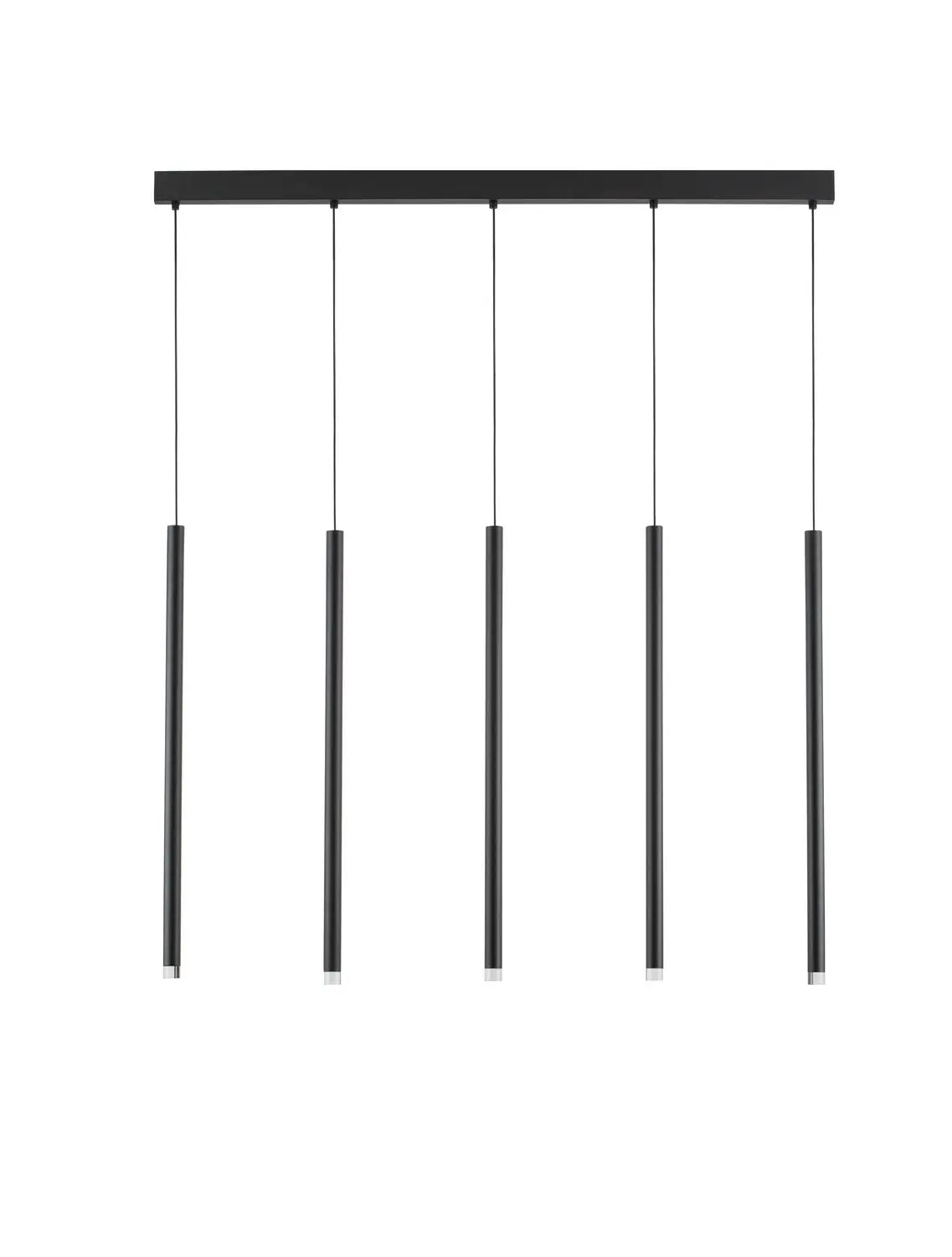 B-Ware Nova Luce Pendelleuchte Hängeleuchte Dandia Led Schwarz 27 W Siehe Text