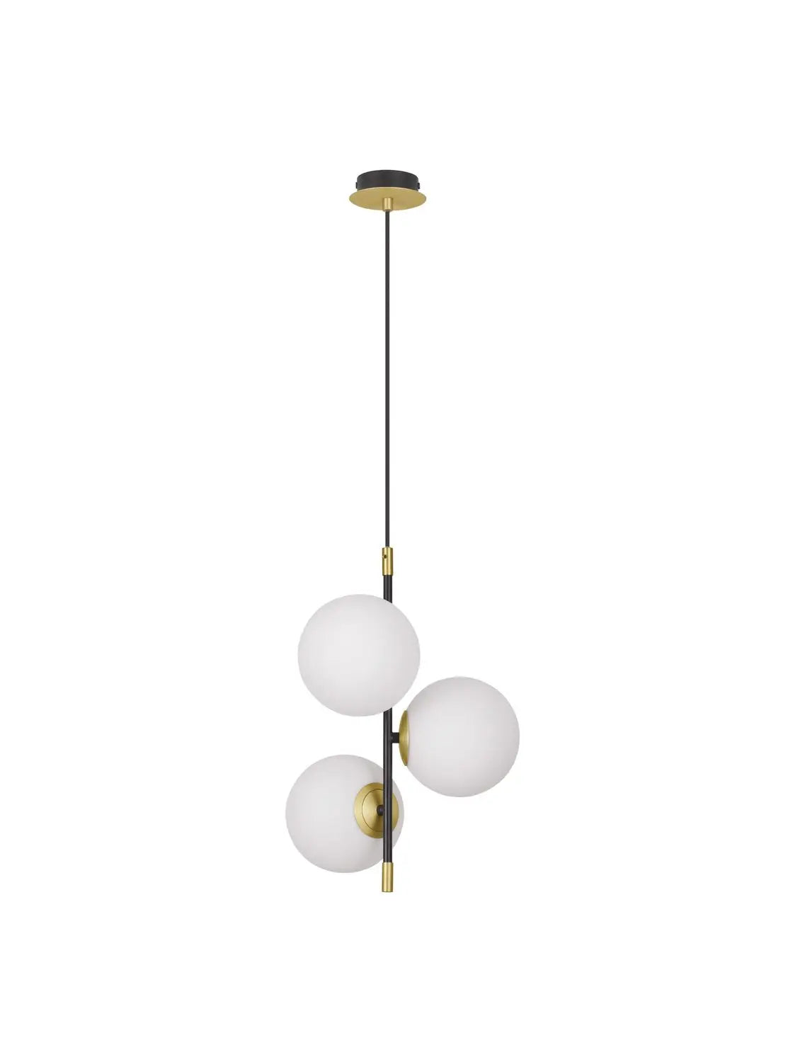 B-Ware Nova Luce Pendelleuchte Hängeleuchte Git G9 Led 3 Flammig Gold Dimmbar 120x33 Cm