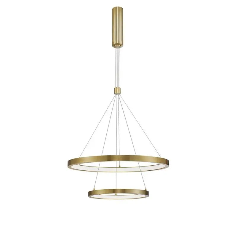 B-Ware Nova Luce Pendelleuchte Hängelampe Led Empatia Gold Acryl Lampe Siehe Text/Foto