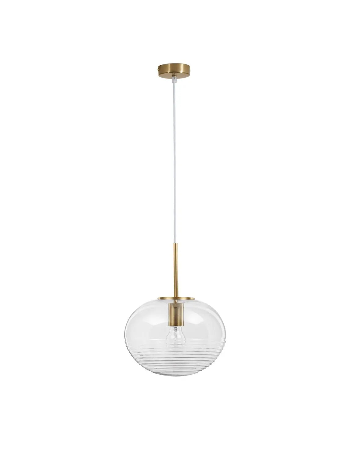 B-Ware Nova Luce Pendelleuchte Hängeleuchte Maeve E27 Led Gold Glas Aluminium Dimmbar