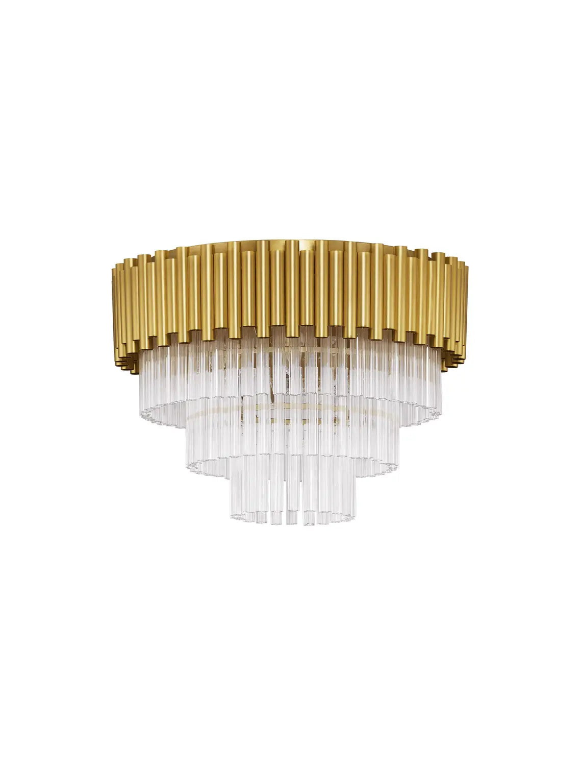 B-Ware Nova Luce Deckenleuchte Deckenlampe Magnolia Gold E14 Led 6 Fach Dimmbar 50 Cm