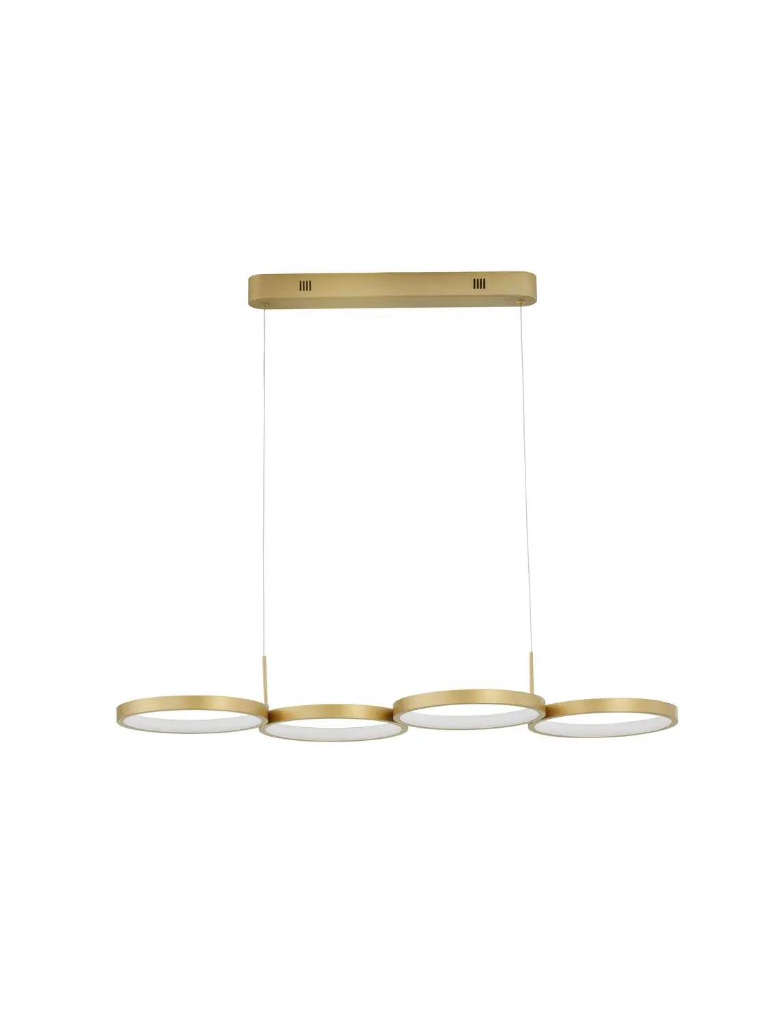 B-Ware Nova Luce Hängeleuchte Hängelampe Magnus Led Messing Warmweiß Dimmbar 41 W Lampe