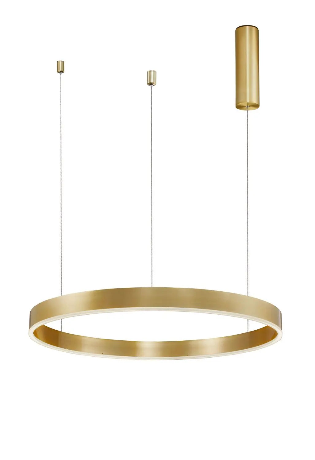 B-Ware Nova Luce Pendelleuchte Hängeleuchte Led Messing Warmweiß Dimmbar Motif 60cm 40 W