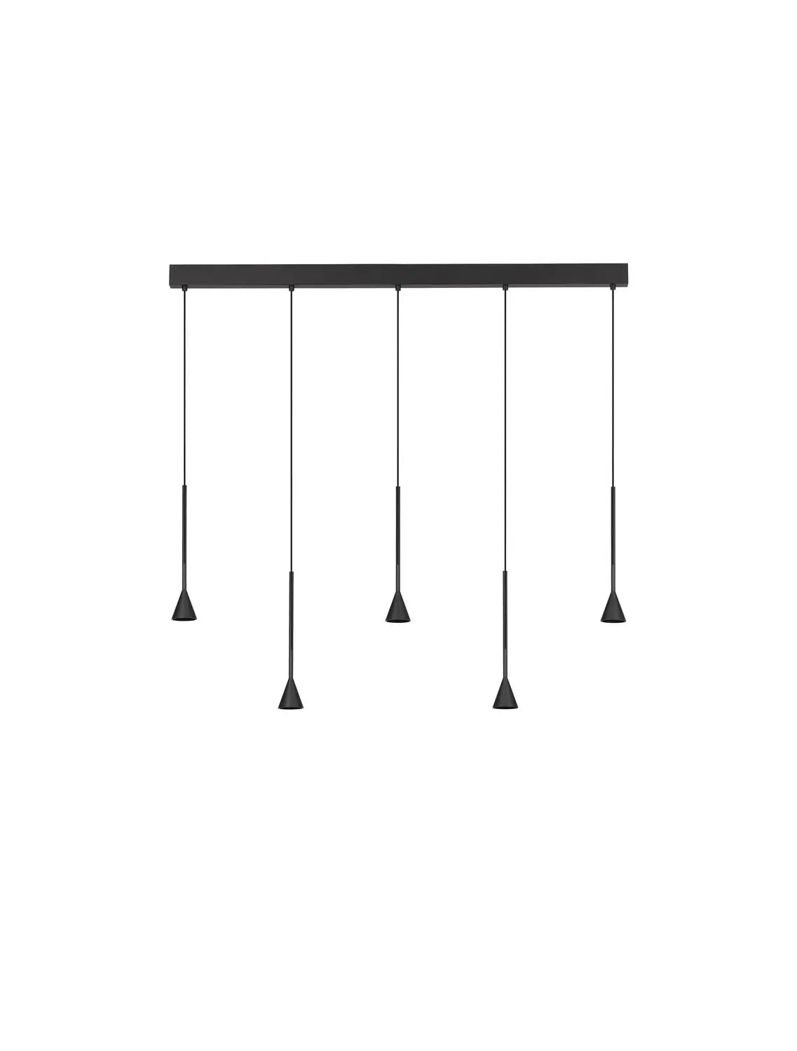 B-Ware Nova Luce Pendelleuchte Hängeleuchte Net Led Schwarz Dimmbar 110cm Siehe Text