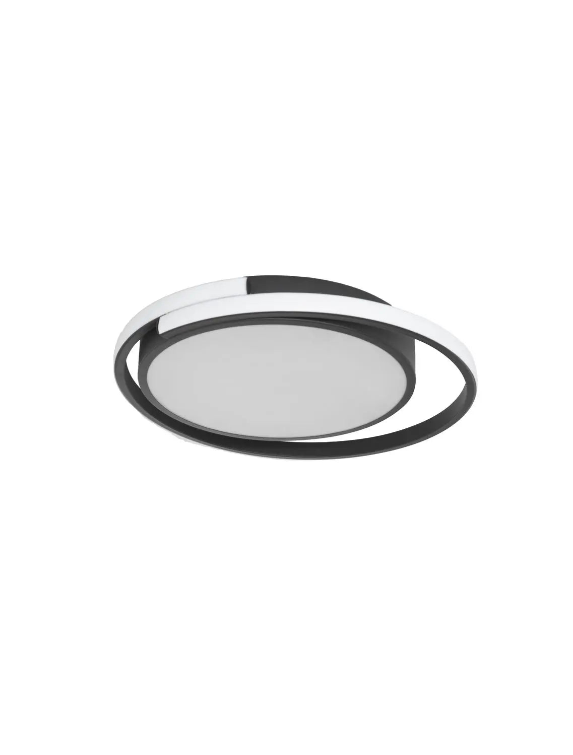 B-Ware Nova Luce Deckenleuchte Deckenlampe Led Odrey Schwarz Warmweiß 40 Cm 22 W Lampe