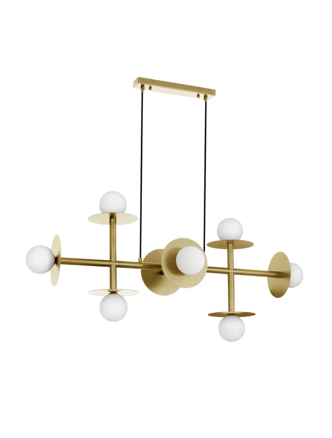 B-Ware Nova Luce Pendelleuchte Hängeleuchte Pielo Gold G9 Led 8 Flammig Siehe Text