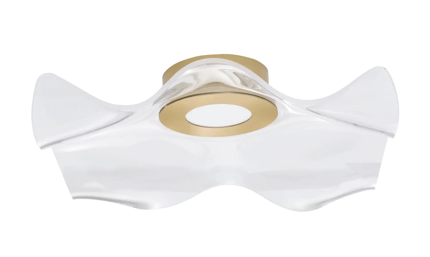 B-Ware Nova Luce Deckenleuchte Deckenlampe Siderno Led Gold Warmweiß 50 Cm 31 W Lampe