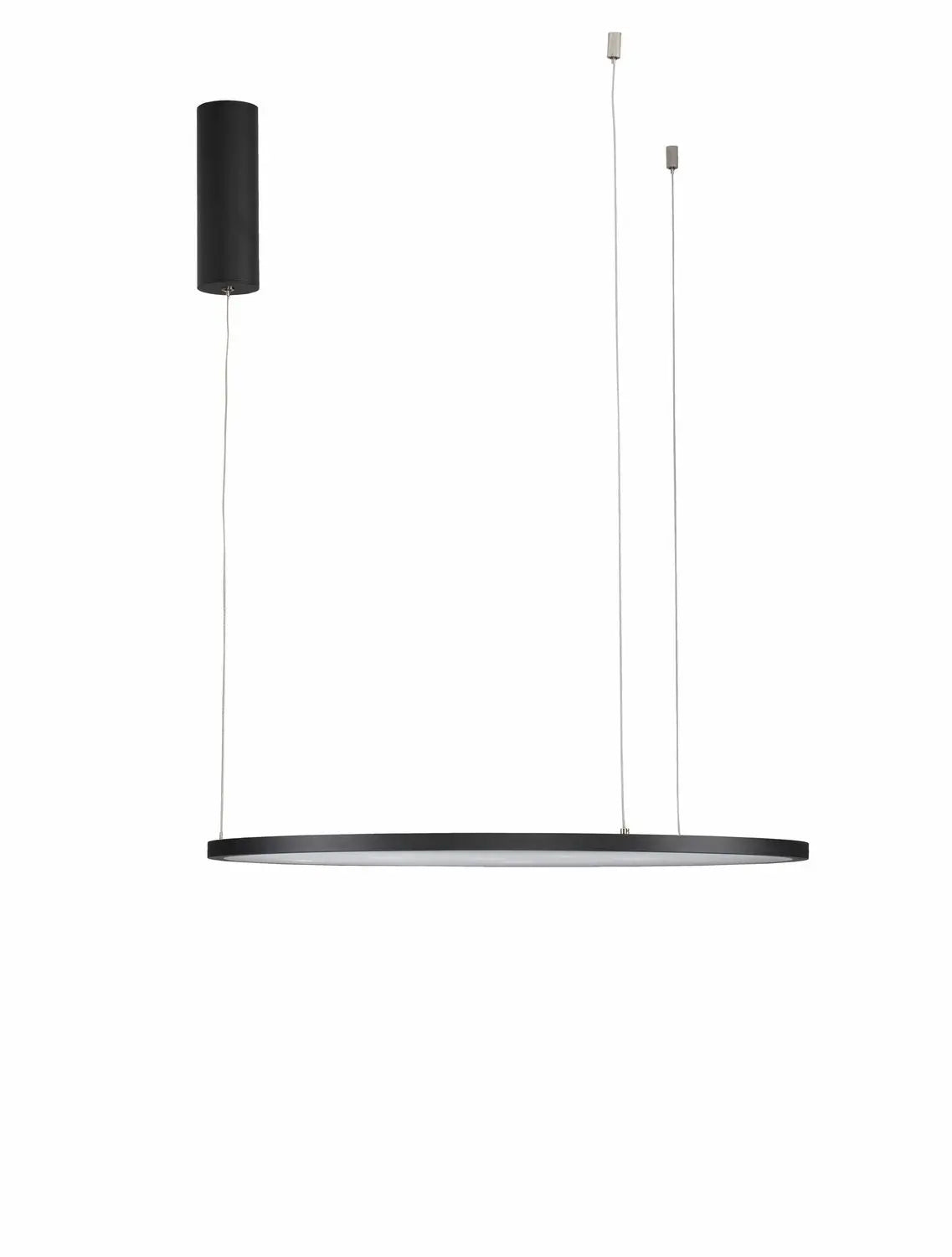 B-Ware Nova Luce Pendelleuchte Hängeleuchte Led Tarquin Schwarz Warmweiß Dimmbar 60 Cm