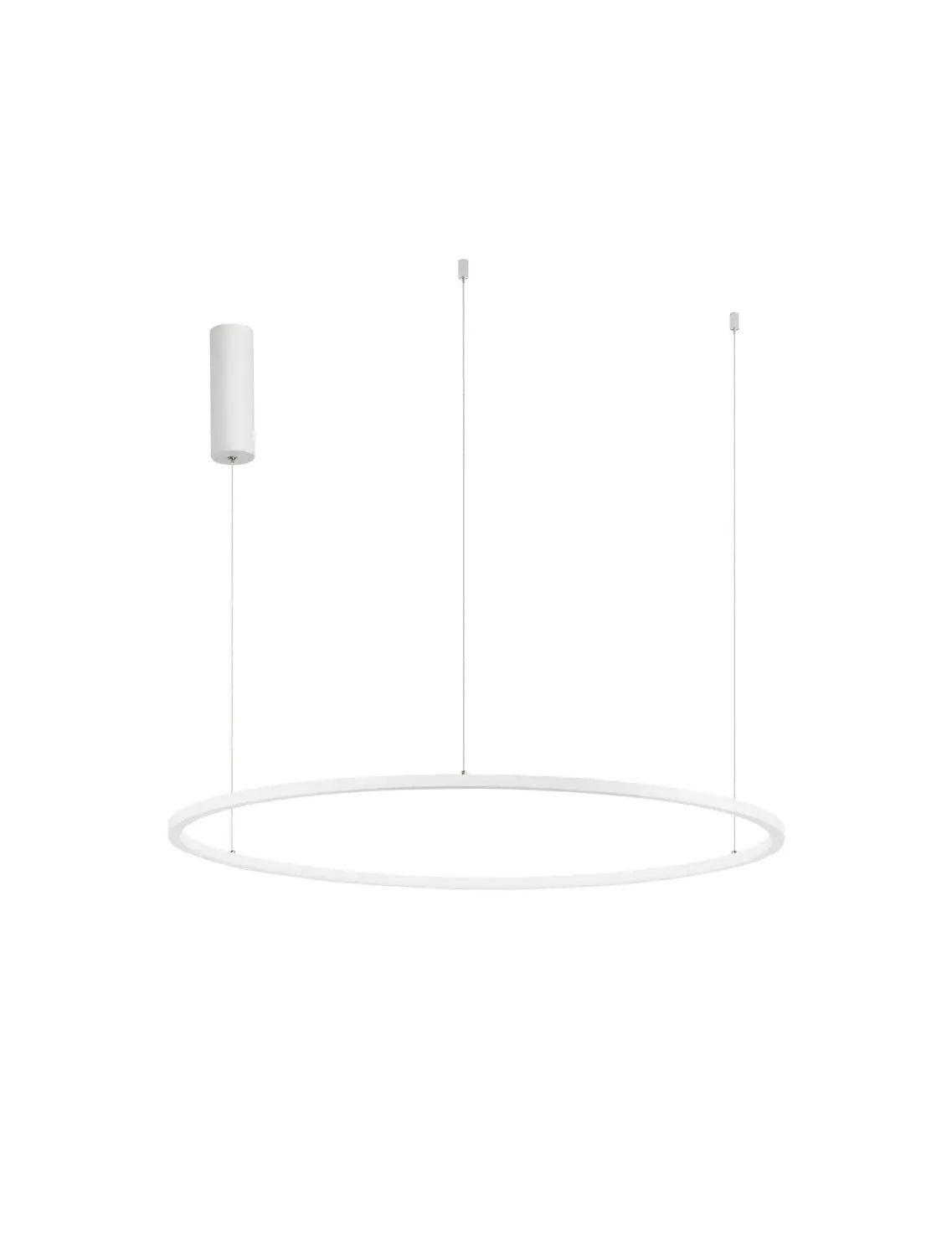 B-Ware Nova Luce Pendelleuchte Hängeleuchte Led Tarquin Weiß Warmweiß Dimmbar ø 80 Cm