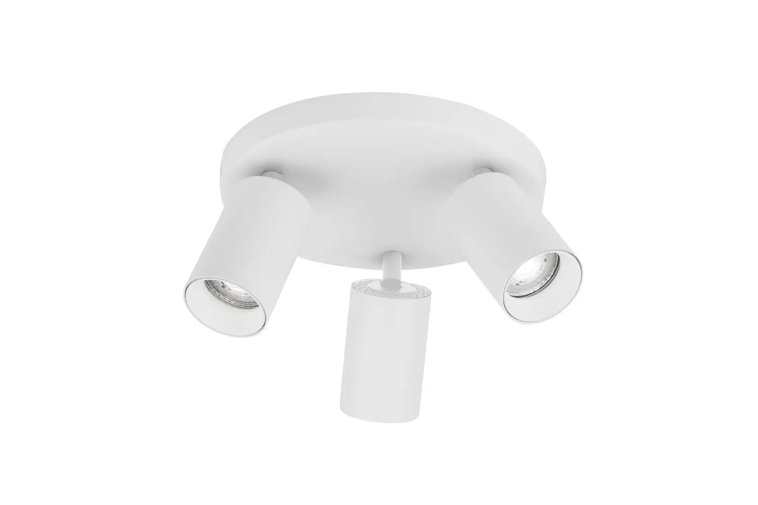 B-Ware Nova Luce Deckenleuchte Deckenspot Lampe Weiß 3 Flammig Tod Gu10 Led Dimmbar