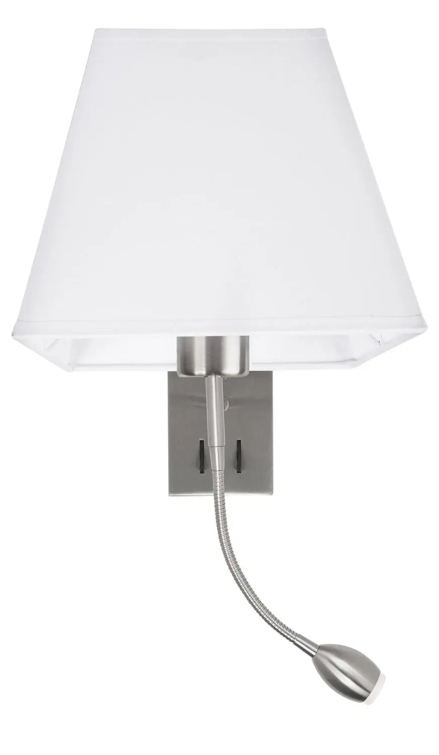 B-Ware Nova Luce Wandleuchte Wandlampe Valencia Led E27 Chrom Warmweiß Mit Leselampe 3 W