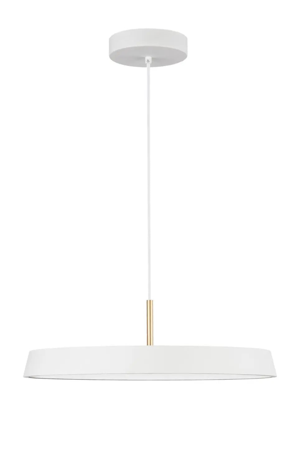 B-Ware Nova Luce Pendelleuchte Hängeleuchte Led Vetro Weiß Warmweiss Aluminium Acryl