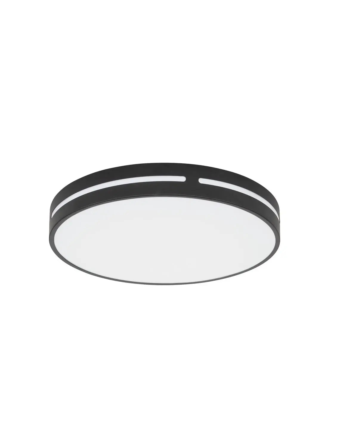 B-Ware Nova Luce Deckenleuchte Deckenlampe Wheel Led Schwarz Warmweiß 45 Cm 30 W Lampe