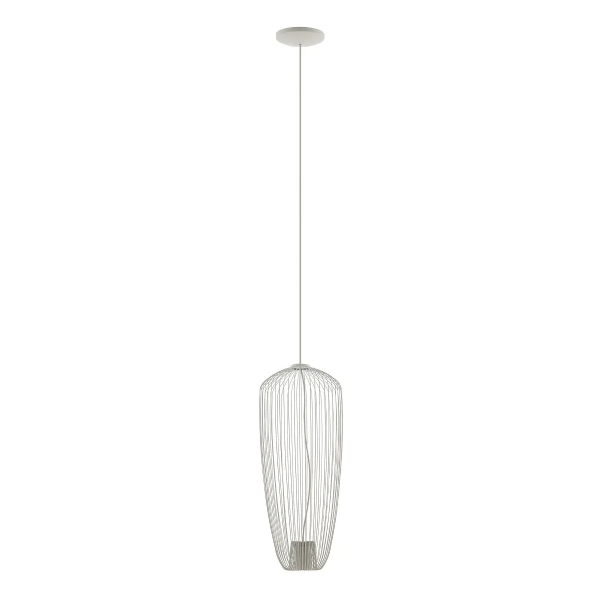 B-Ware Nowodvorski Hängeleuchte Pendelleuchte Pumpkin Hellgrau Metall Gu10 Led 27cm