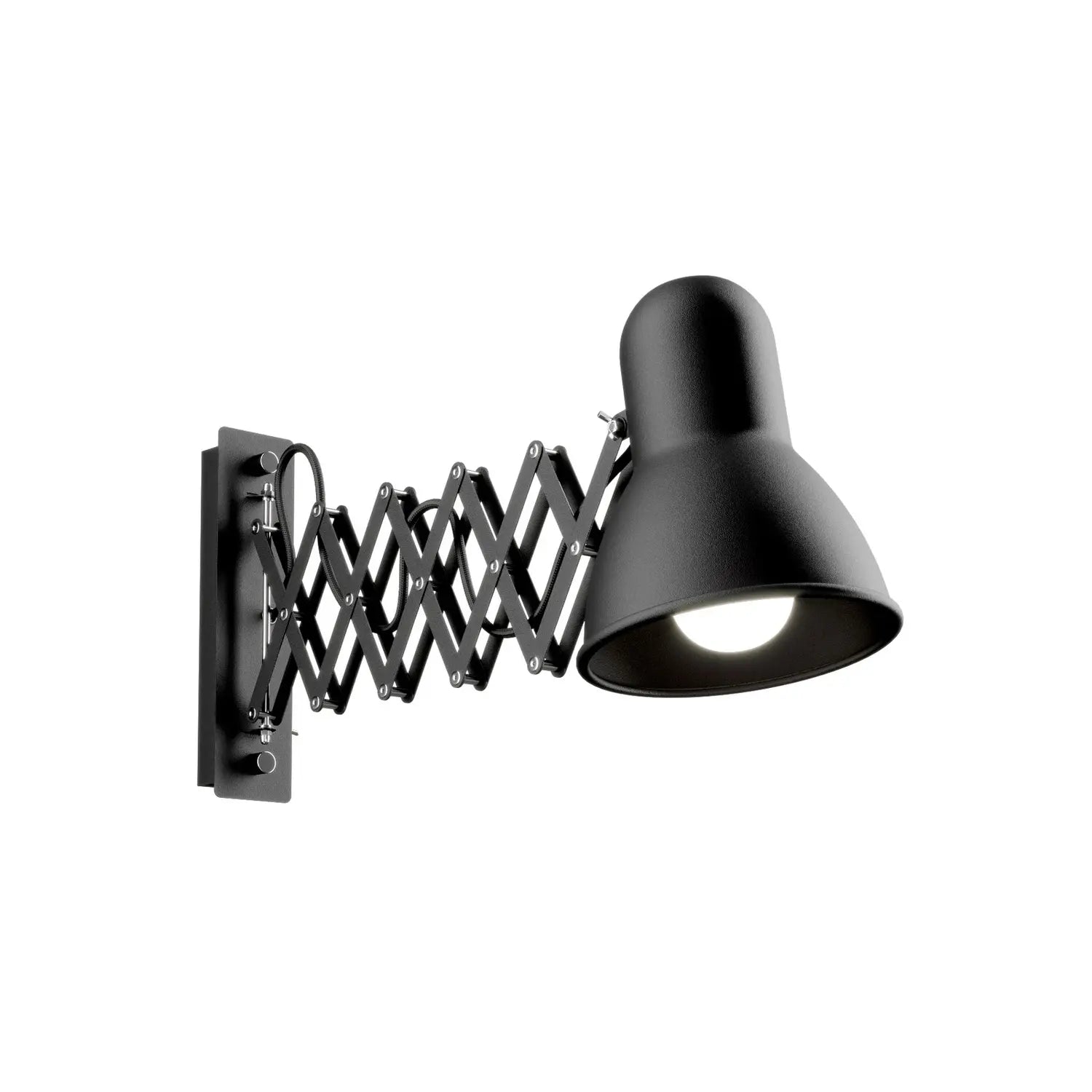 B-Ware Nowodvorski Lighting Wandleuchte Wandlampe Harmony Scherenarm Lampe Schwarz