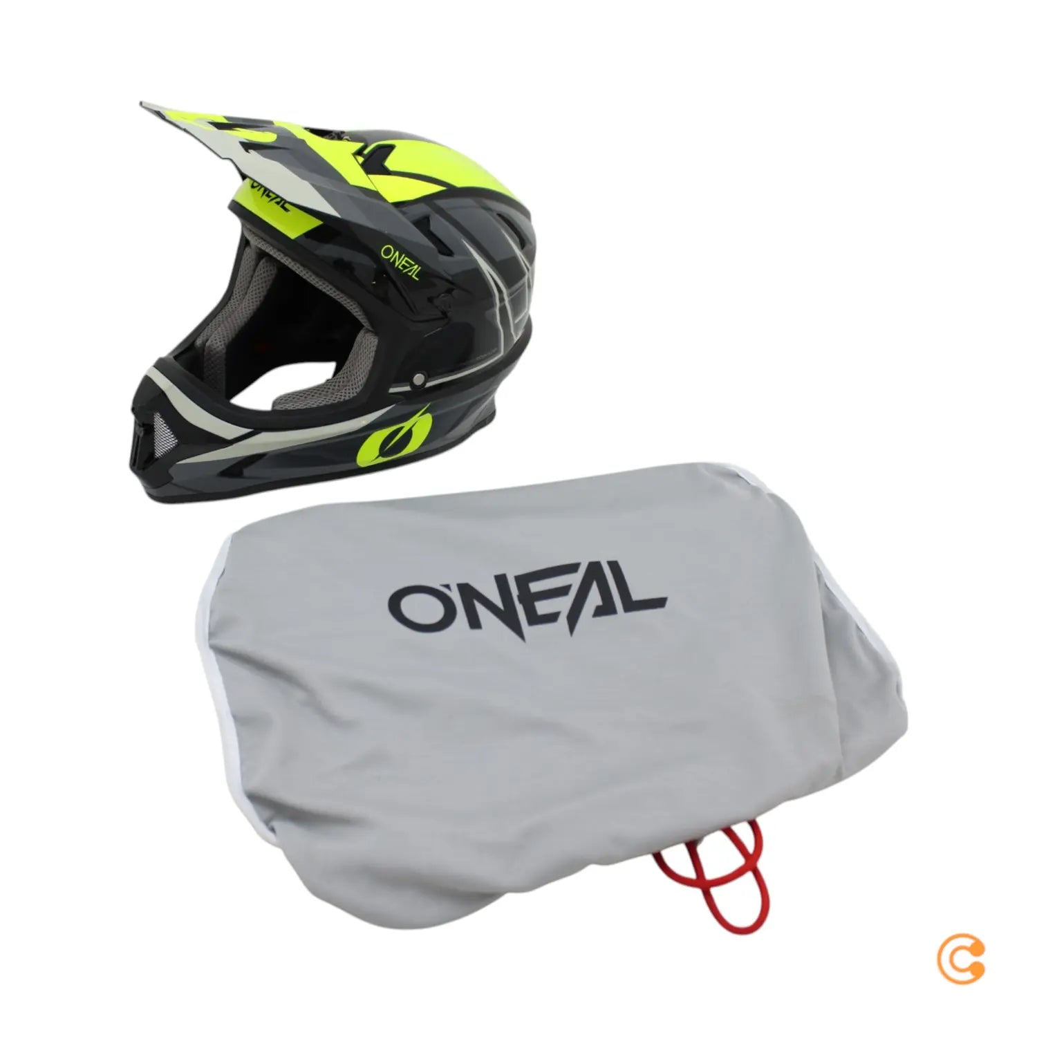 B-Ware O’neal Fahrradhelm Helm Kinder Mtb Downhill Schwarz Neongelb Größe M 48 50 Cm