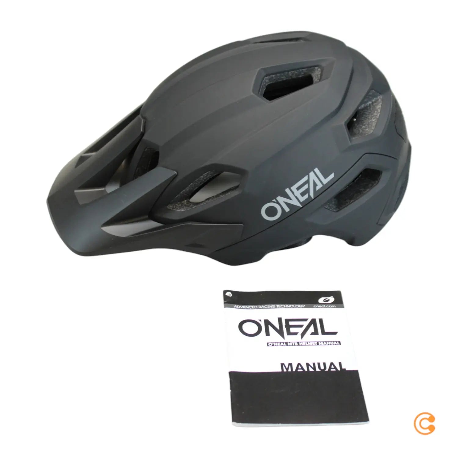 B-Ware O'neal Trailfinder Solid V.20 Helm Fahrradhelm Mountainbike Helm Fahrrad Schwarz