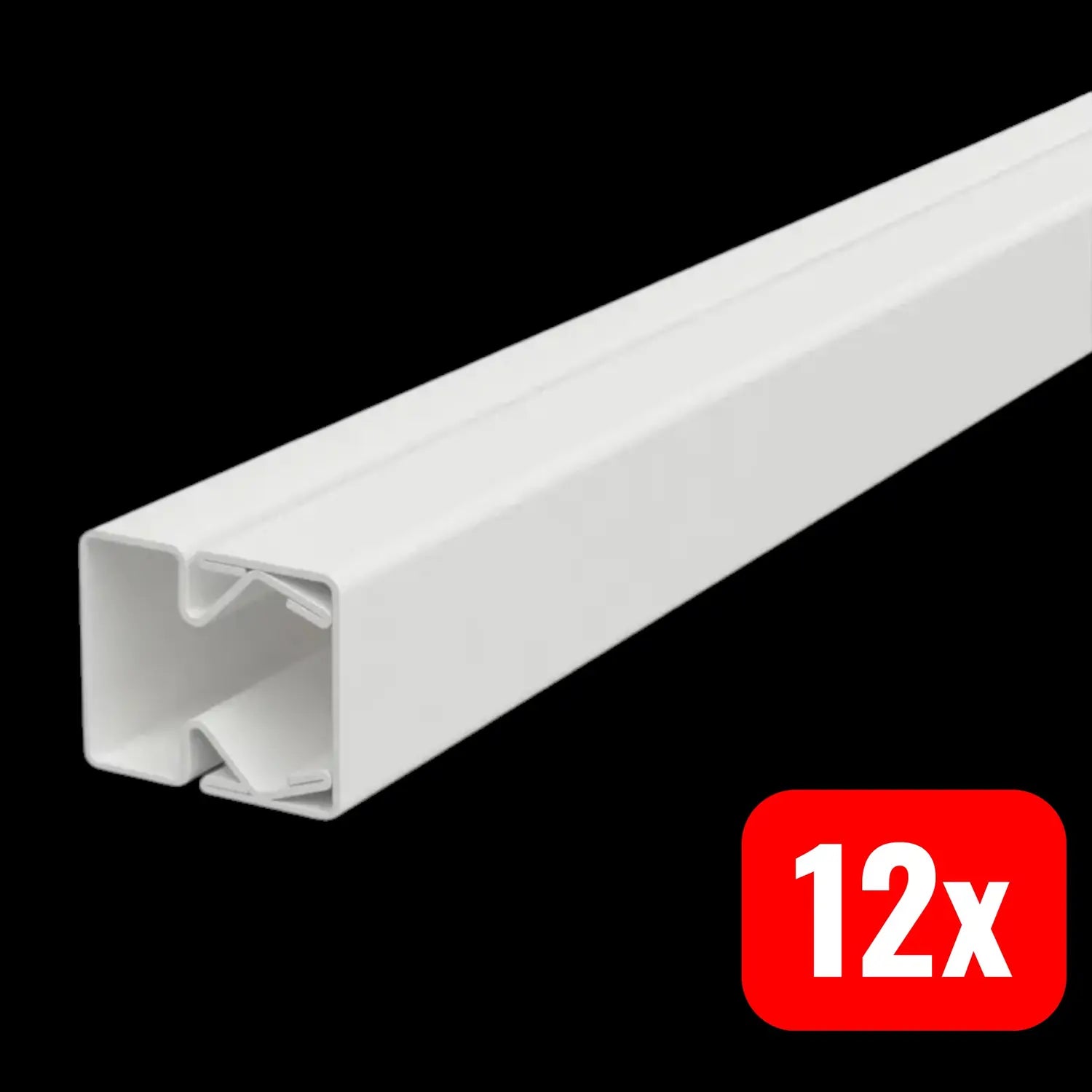 B-Ware Obo Bettermann Kabelkanal Kabelrinne Installationskanal 2000x20x20mm 12 Stück
